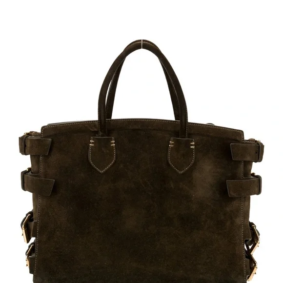 Giuseppe Zanotti Brown/olive Tote Bag with Gold Accent - Picture 3 of 8